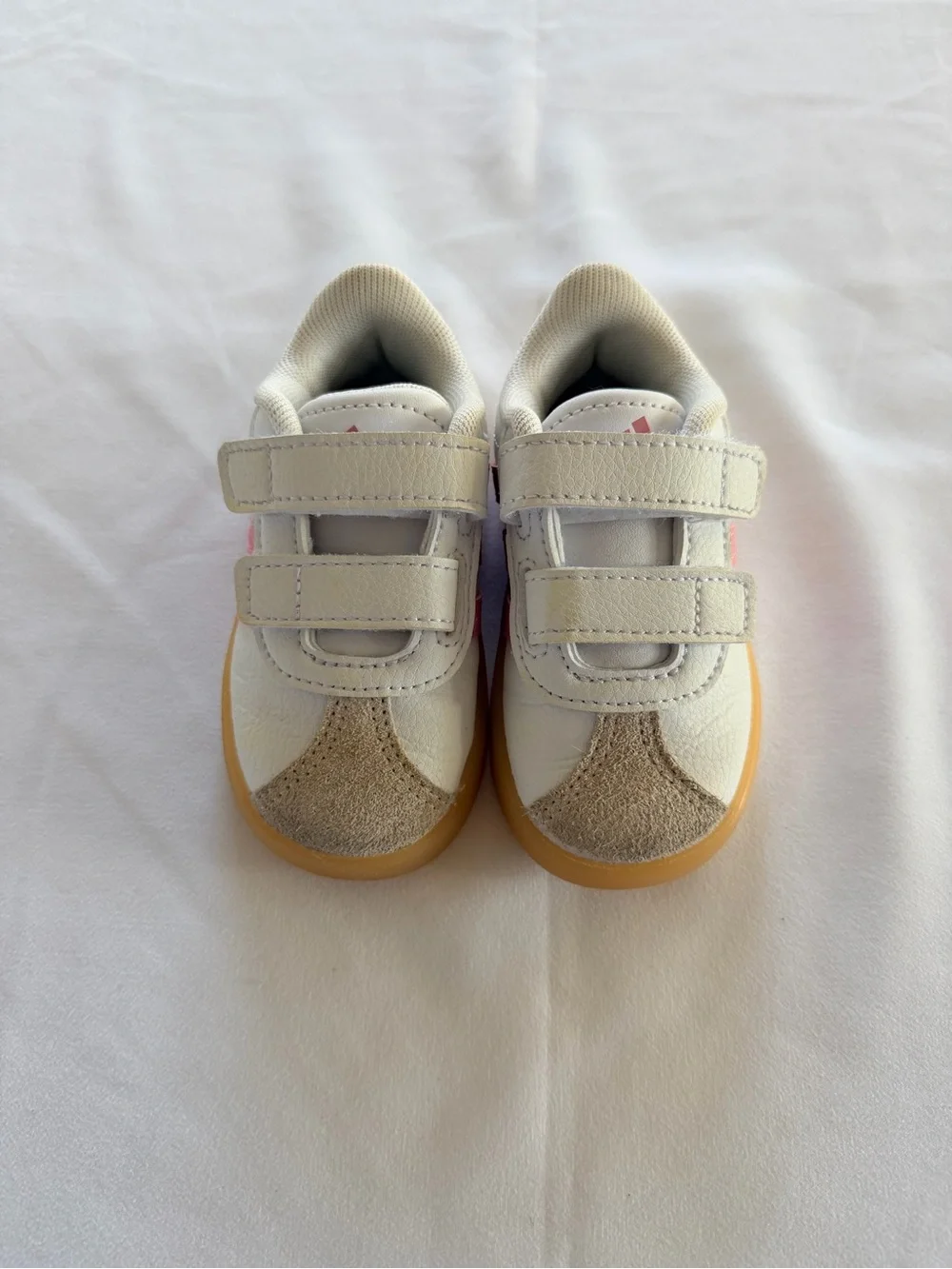 ADIDAS VL Court 3.0 Toddler Sneakers- Size 5 Kids - Bliss Pink/White - Like New